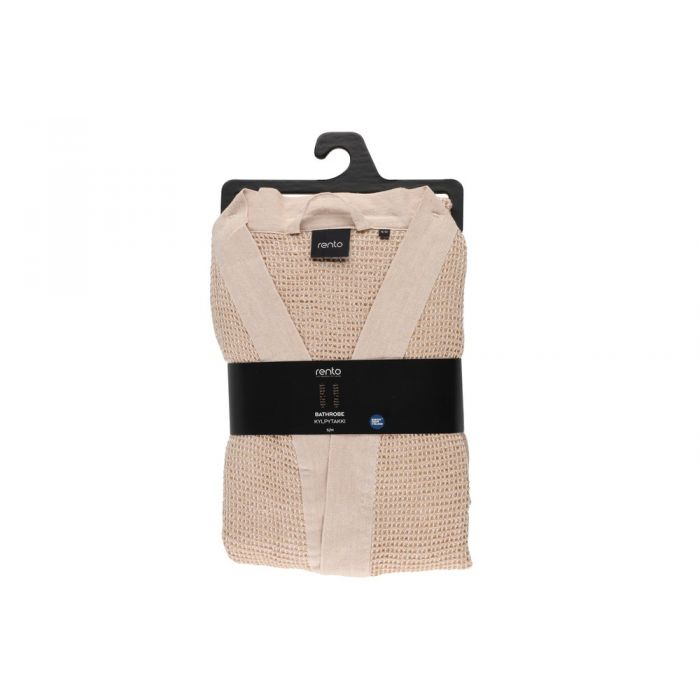 Rento kylpytakki Kenno S/M beige/valkoinen