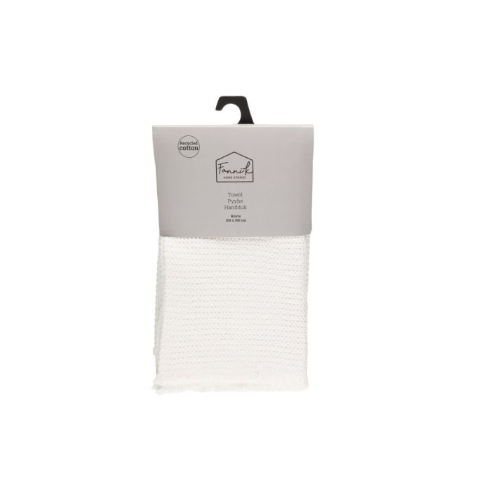 Fanni K Home Stories towel grid 100x160cm white