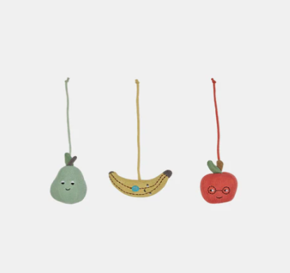 OYOY Living Design Mini Yummy leikkihedelmät 3kp/pkt