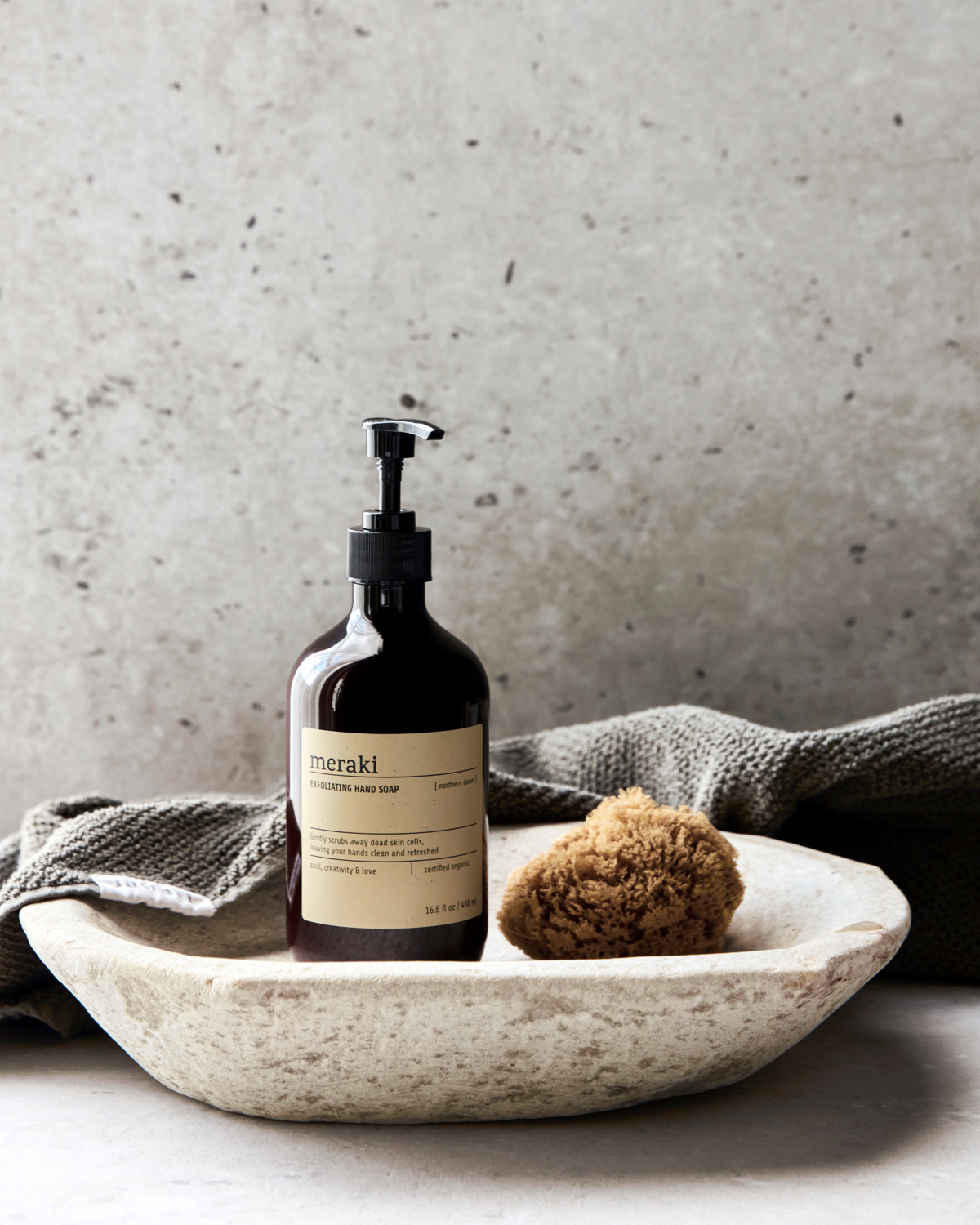 Meraki kuoriva käsisaippua 490ml,tilaustuote