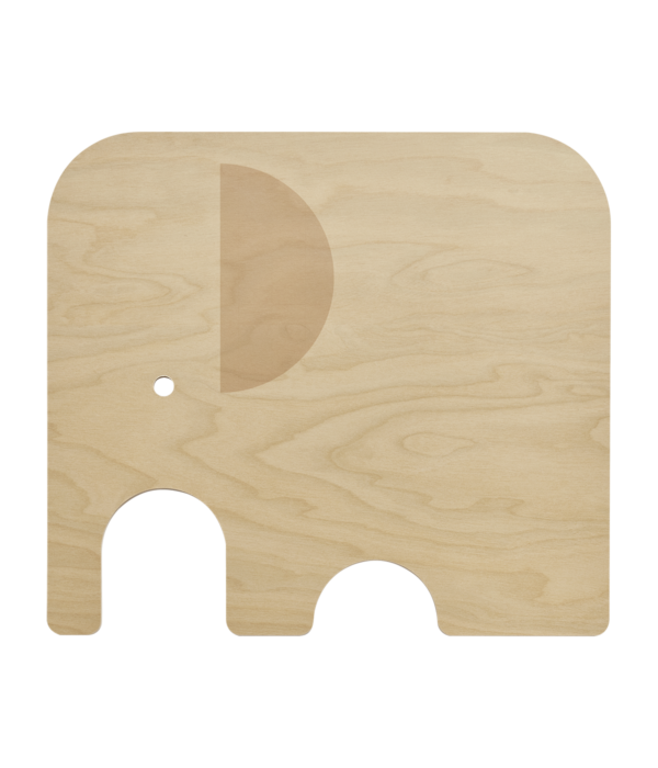 Muurla Elephants cutting/serving board, pink, 28x25cm, custom product