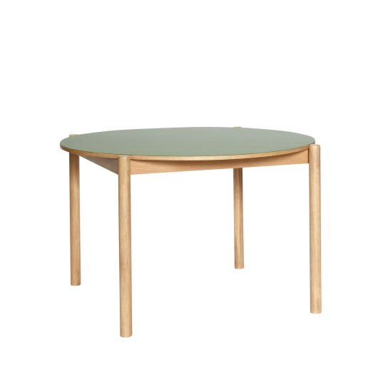 Hübsch pöytä Oblique, halk 115cm, vihreä