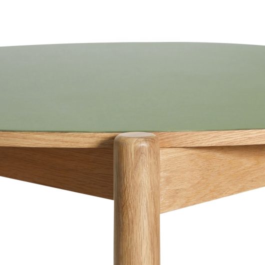 Hübsch pöytä Oblique, halk 115cm, vihreä