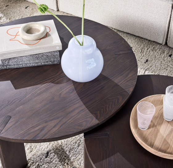 OYOY Living Design OY sohvapöytä tumma ø90cm,tilaustuote