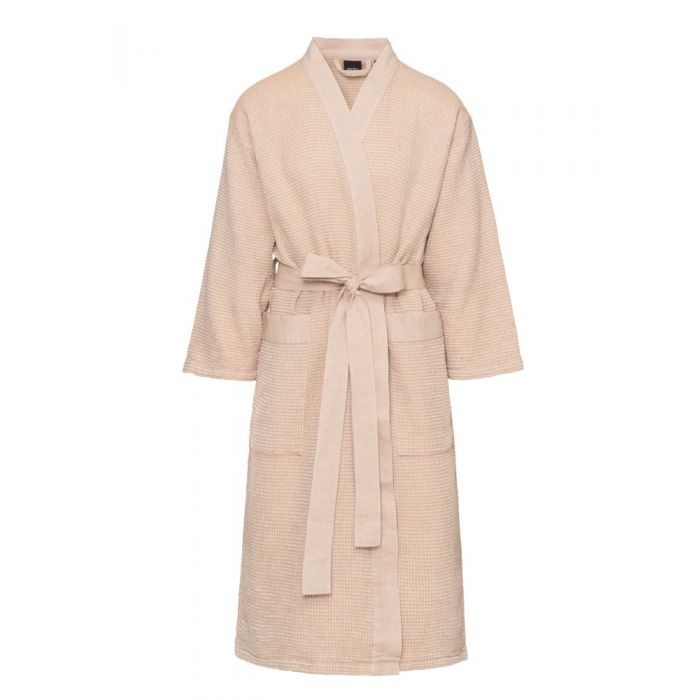 Rento kylpytakki Kenno S/M beige/valkoinen