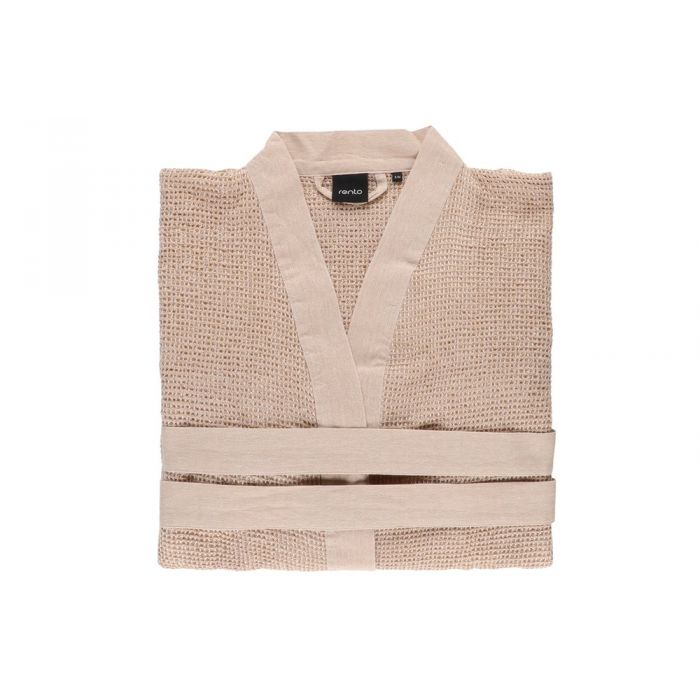 Rento kylpytakki Kenno S/M beige/valkoinen